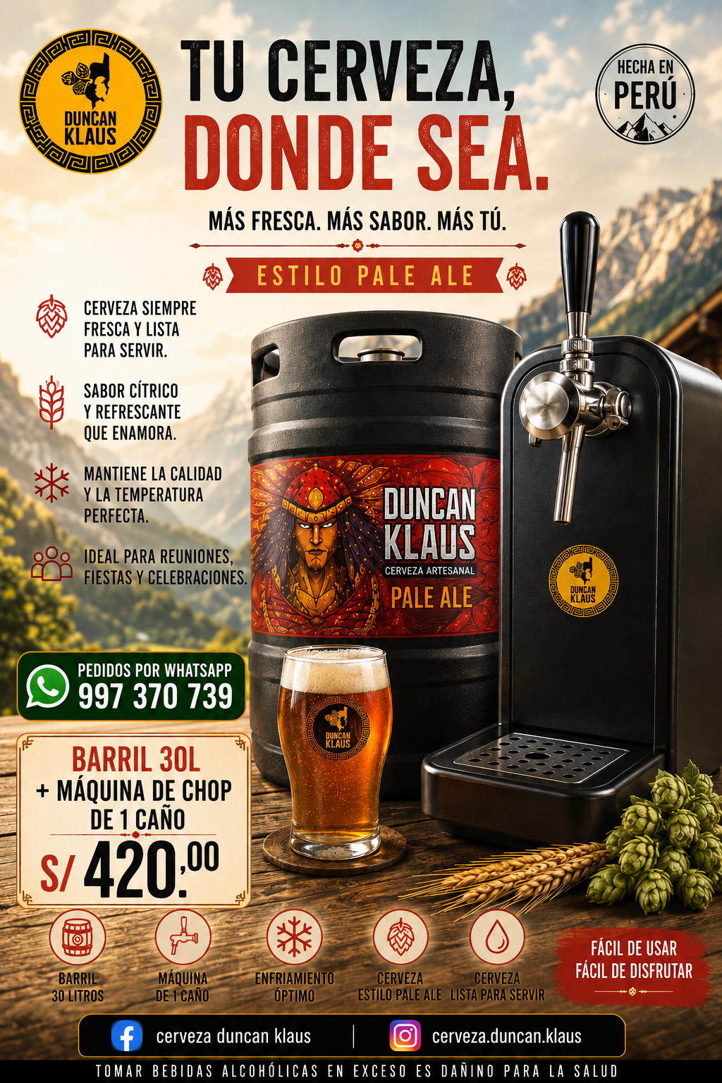 BARRIL Duncan Klaur 30 lt.